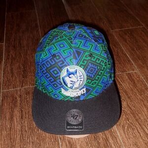 '47 Hardwood Classics Minnesota Timberwolves Green Black Snapback Hat